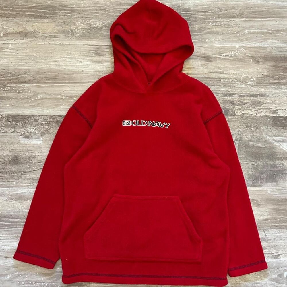 Authentic Vintage 90s/y2k Youth Old Navy red fleece performance outerwear comfy